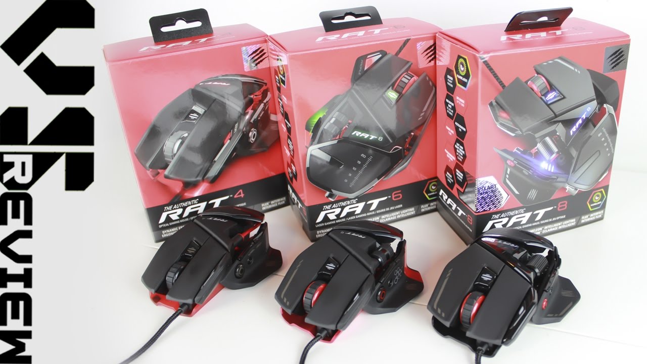 VSReview+ Sorteo #38: Comparativa RAT 4, 6 y 8 de Mad Catz