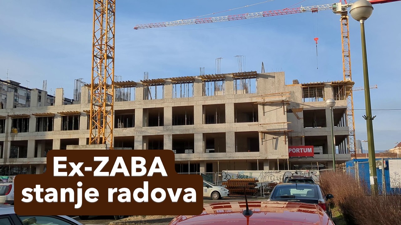 Ex-ZABA stanje radova, Zagreb, Veljača 2026.