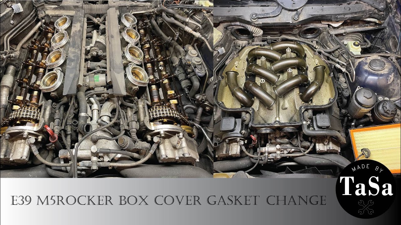 E39 M5 Rocker box cover gasket change