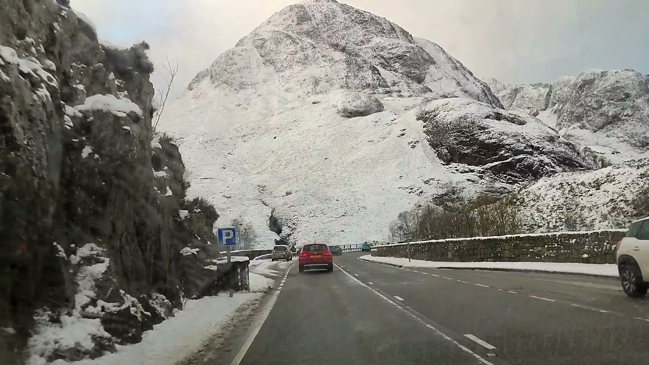 Glencoe Mountain Road Trip #Part - 2 # Scotland Winter Road Trip