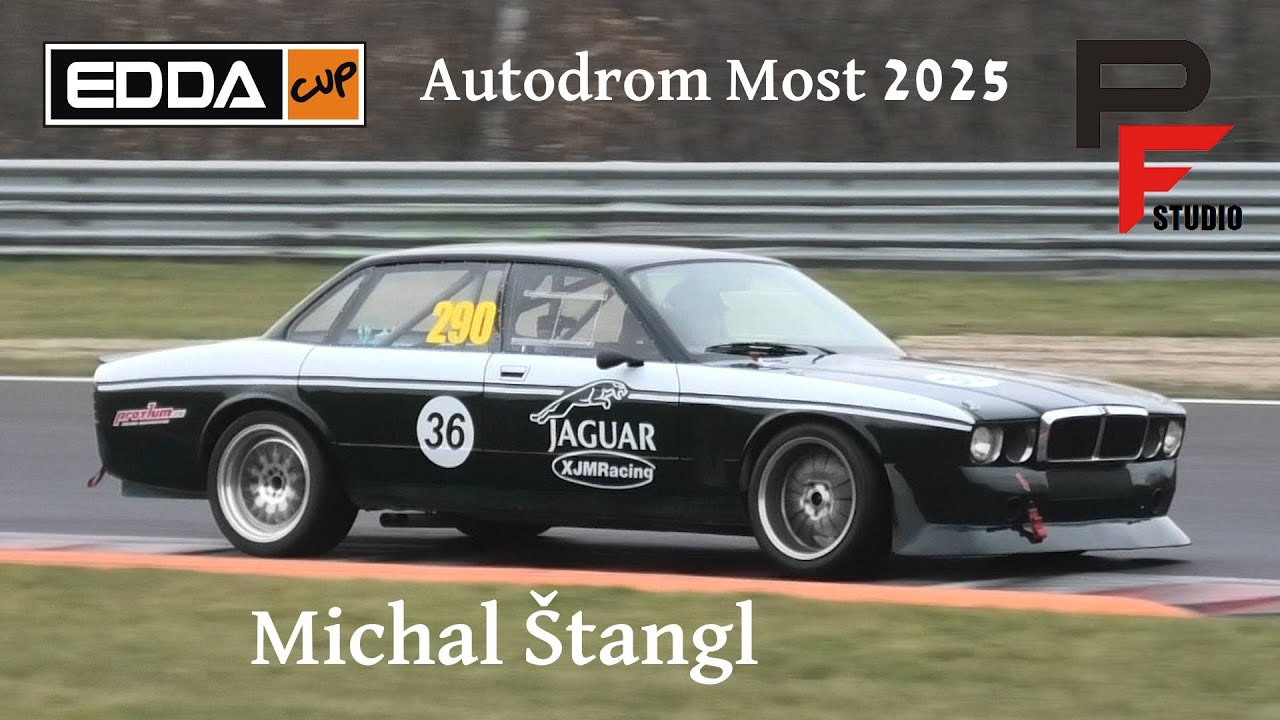 Michal Štangl - Jaguar XJR 3.6 - EDDA CUP Autodrom Most 2025 + onboardy