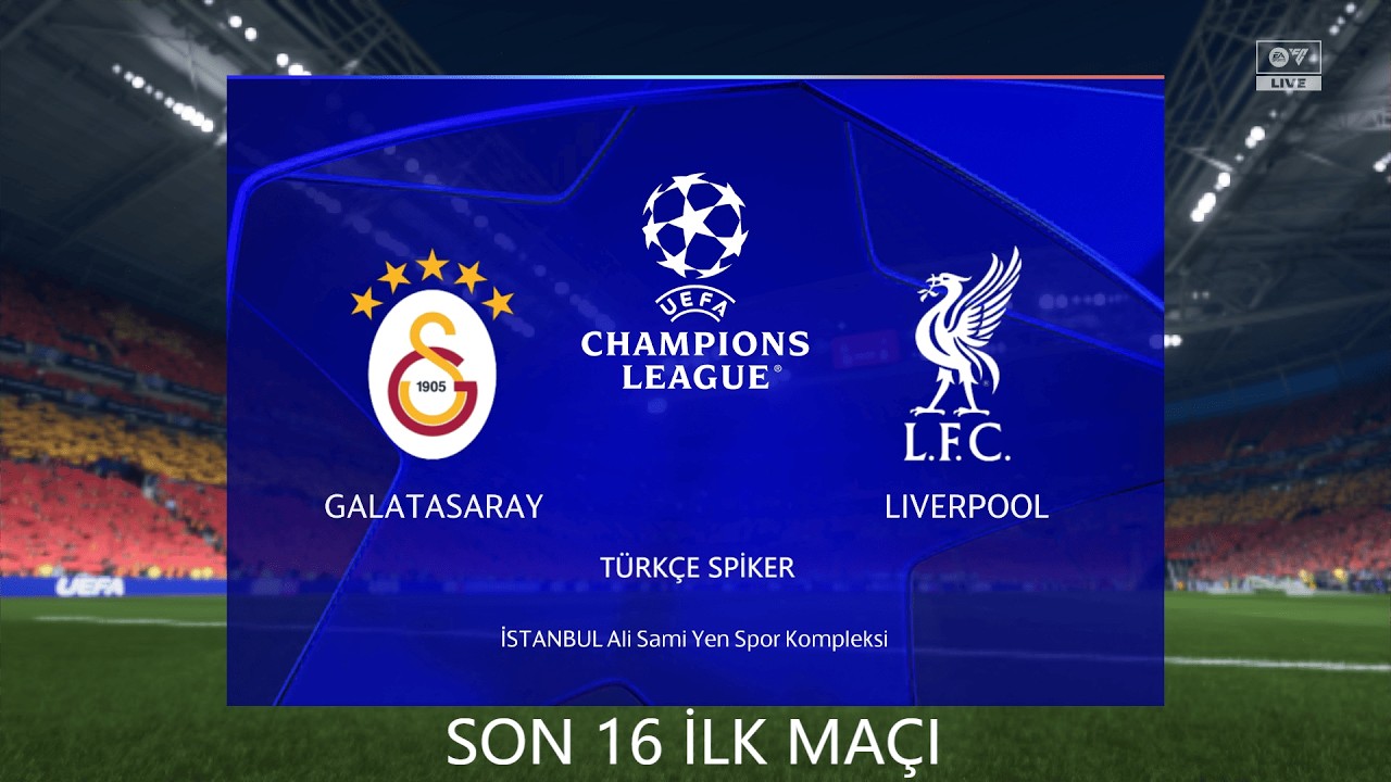 FC 26|Galatasaray - Liverpool|Şampiyonlar ligi 25-26 sezonu son 16 ilk maçı|Türkçe spiker