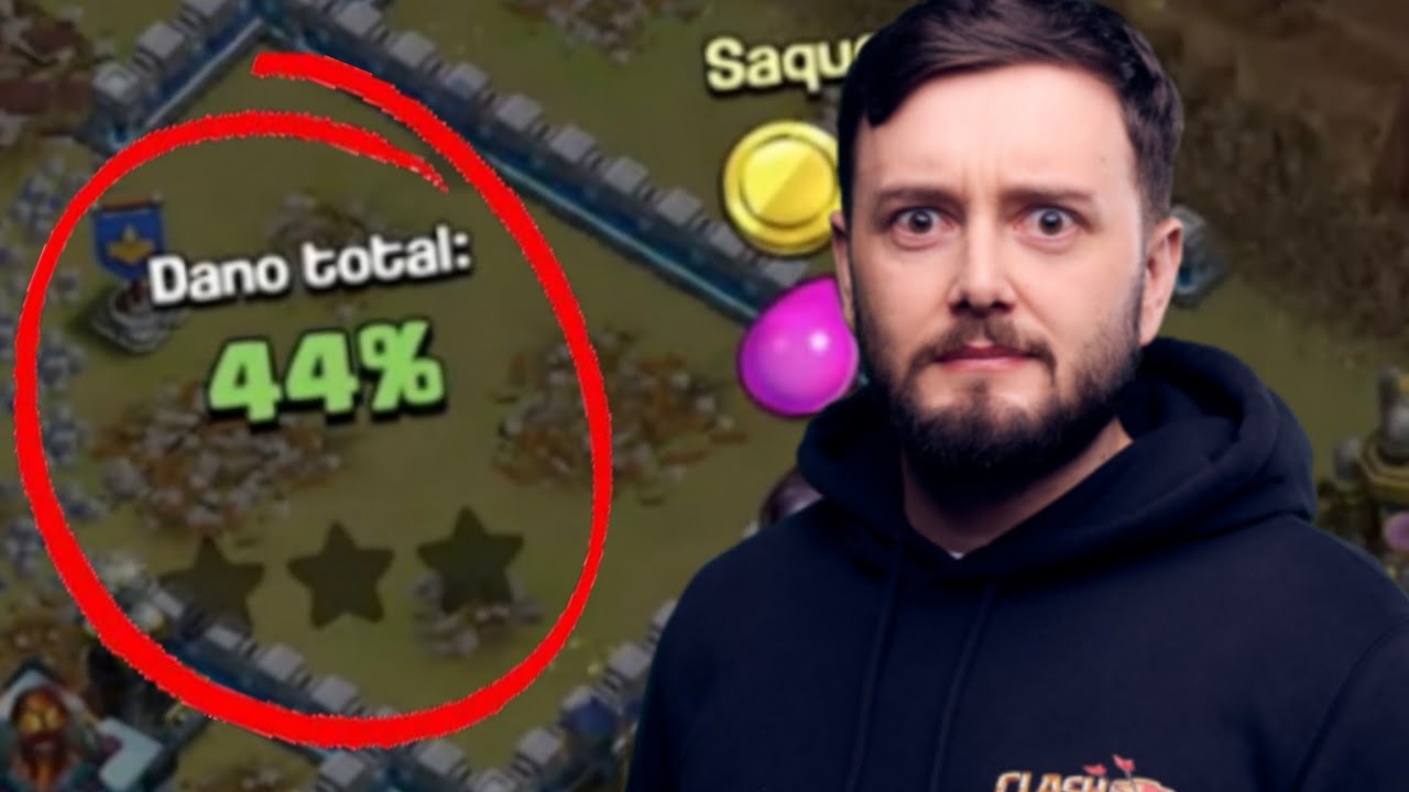 0 ESTRELAS DE CV16 EM CV13 ? TENTE N&Atilde;O RIR NO CLASH OF CLANS #69