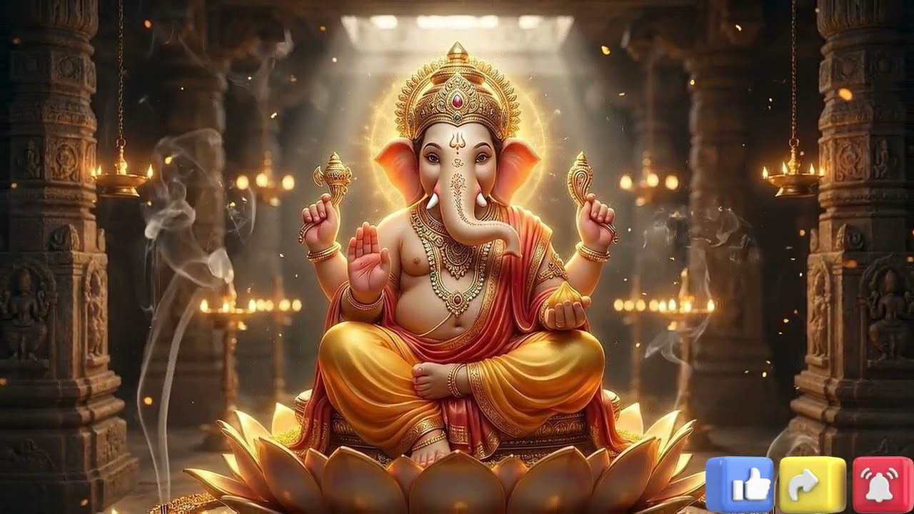 Blessings with mantra chanting🙏🏻 &ldquo;Om Gan Ganpataye Namo Namah&rdquo;🕉️  #viral #mantra #music #blessed 