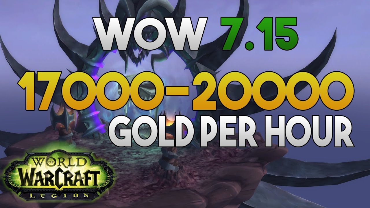 WoW Legion Gold Farming: 17000 - 20000 Gold Per Hour - Embersilk Bags