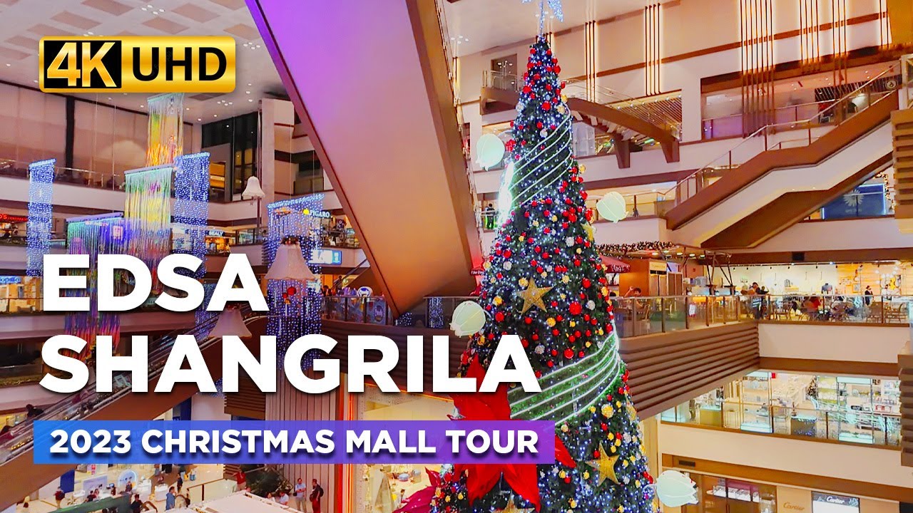 A Look Inside EDSA SHANGRILA PLAZA | WHAT CAN YOU SEE at this High-End Mall in Mandaluyong?【4K】