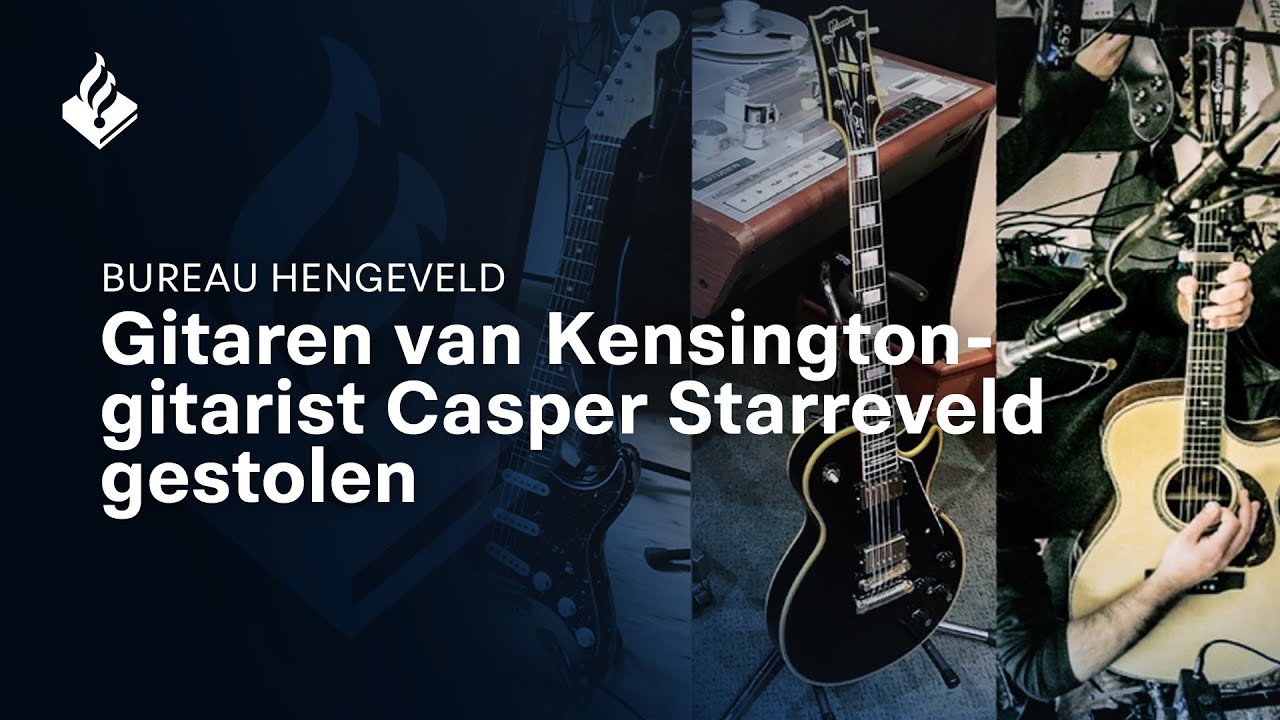 Gitaren van Kensington-gitarist Casper Starreveld gestolen - Benschop