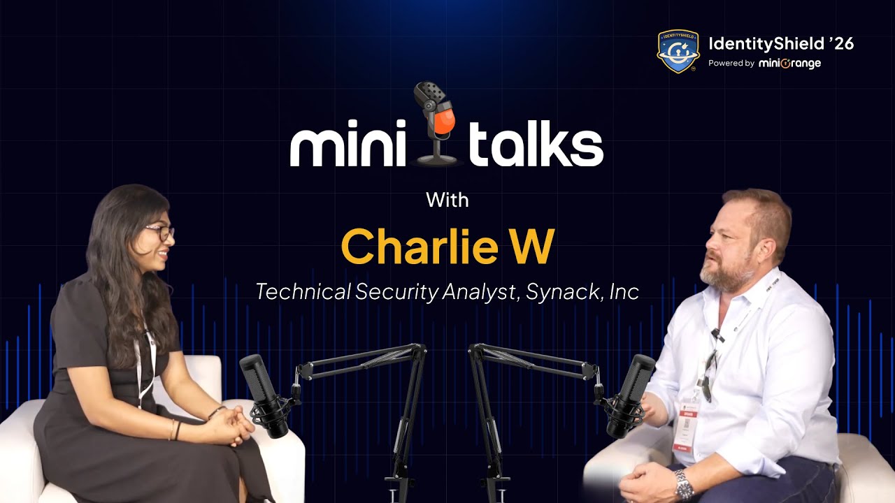 miniTalks: Чарли Уотерхаус о кибербезопасности, ИИ и сообществе | IdentityShield '26