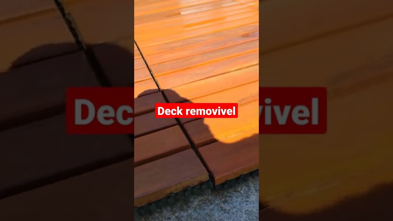 deck remov&iacute;vel muito pr&aacute;tico para piscinas