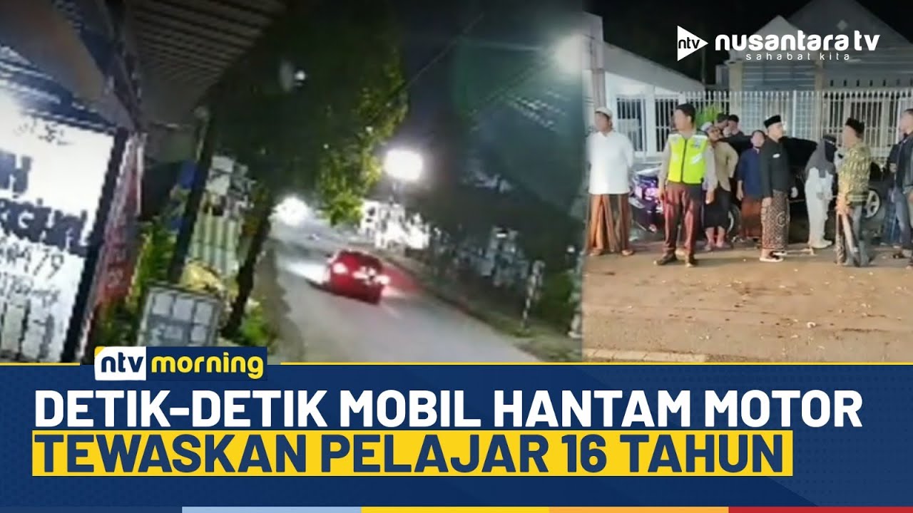 Mengerikan! Detik-detik Mobil Sedan Tabrak Motor di Sampang, Pelajar Tewas | NTV MORNING