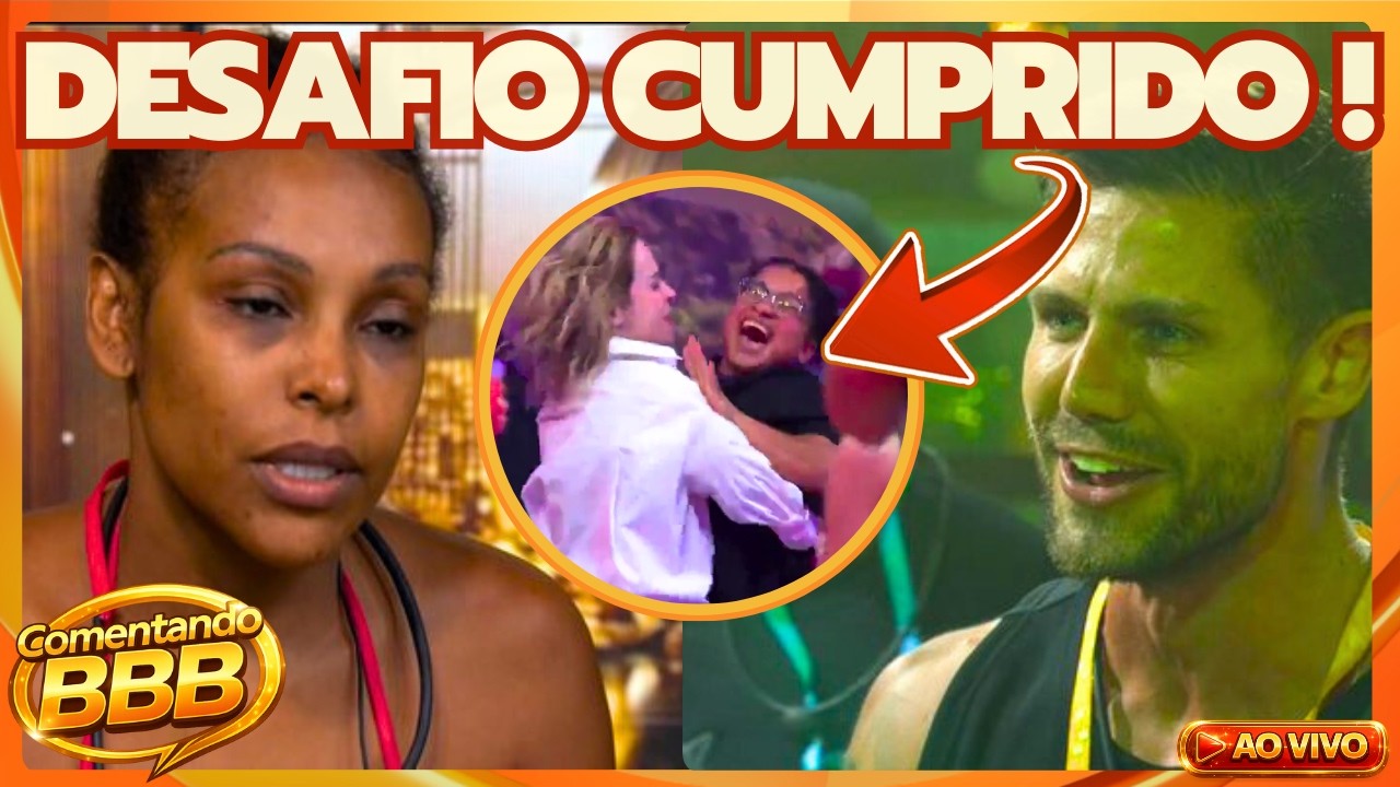 🔴BBB26: FESTA DO LÍDER JONAS AO VIVO, MILENA FOI BARRADA NO BAILE, EMOÇÃO NO APARTAMENTO COM FOTOS!