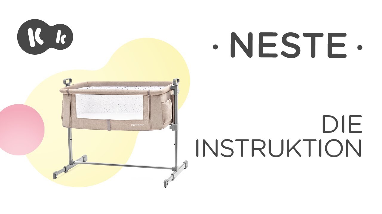 NESTE 2 in 1-Beistellbett von Kinderkraft | Gebrauchsanweisung