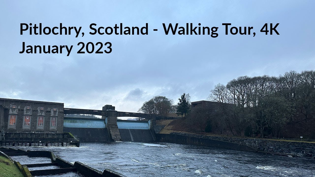 Pitlochry, Scotland - Walk through experience | 4K