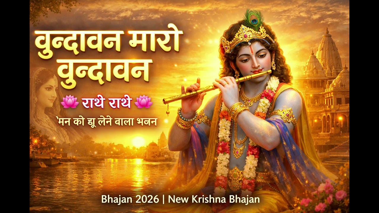 वृन्दावन मारो वृन्दावन | राधे राधे | trending bhajan l नया कृष्ण भजन 2026