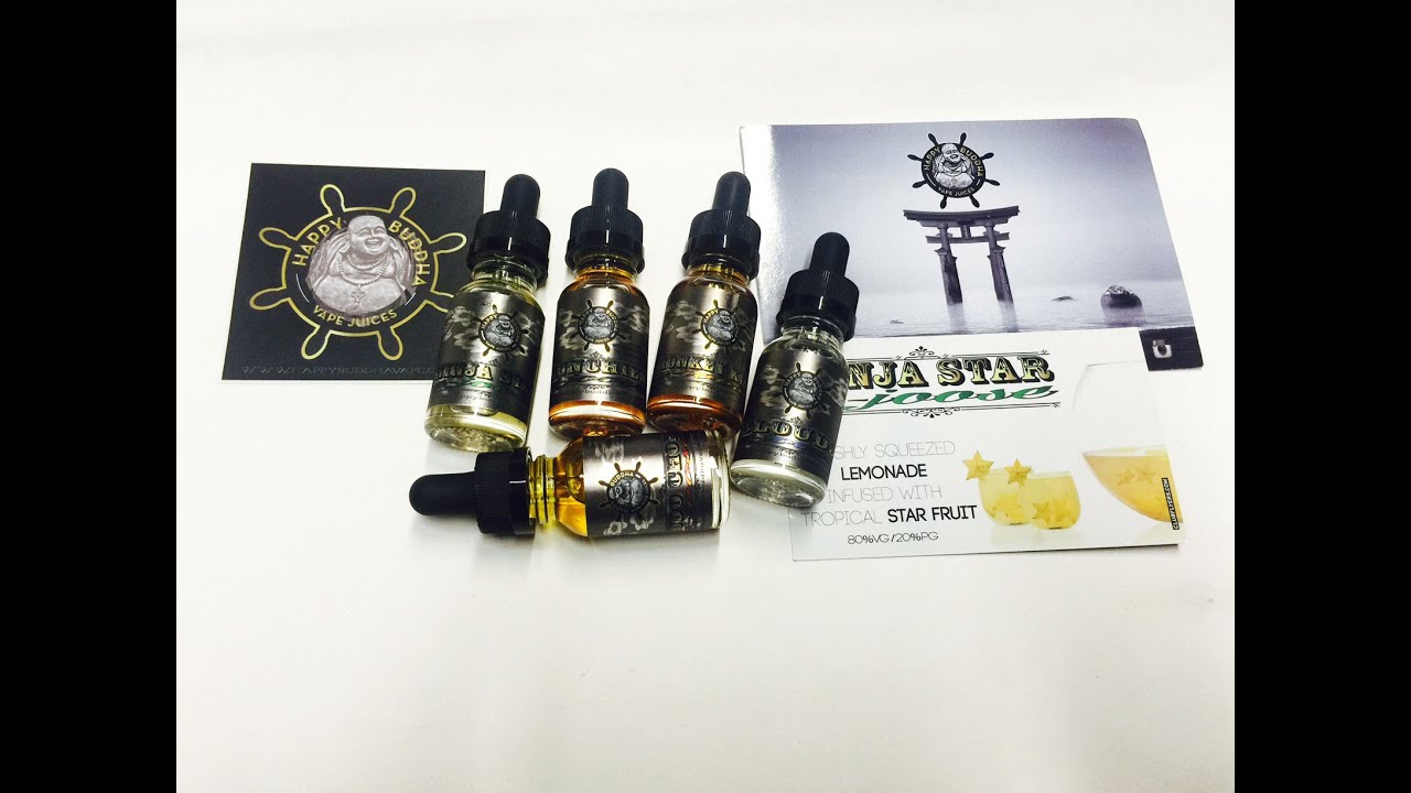 Ejuice Mondays Happy Buddha Vape Full Line