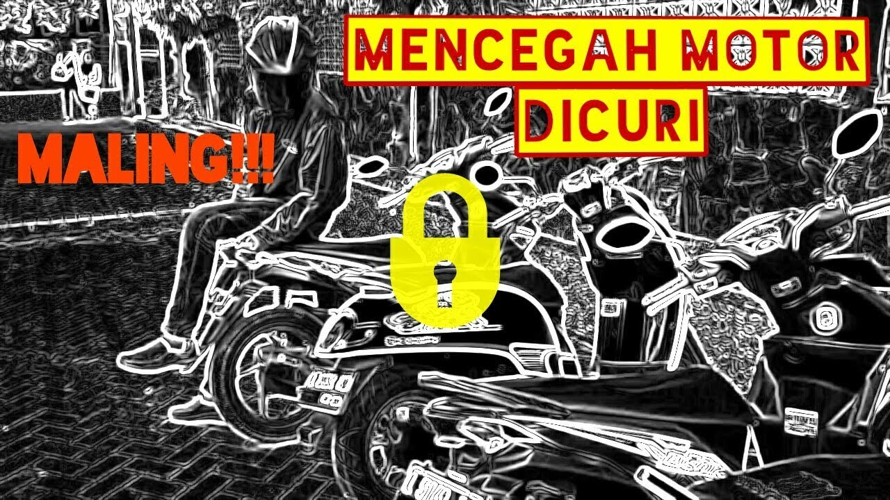 Mencegah motor dicuri maling || tips mencegah curanmor