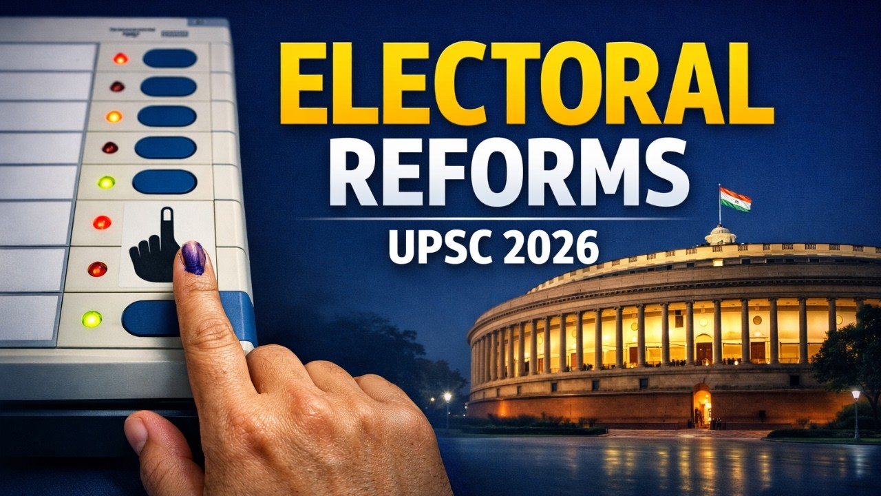 Electoral Reforms in India | Committees, Timeline & 2021 Amendment | UPSC 2026 | L153