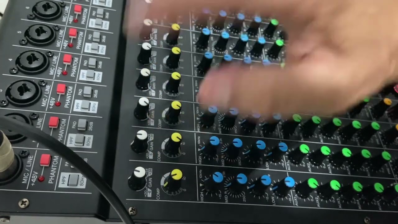 Dúvida sobre compressor em mesa analógica 