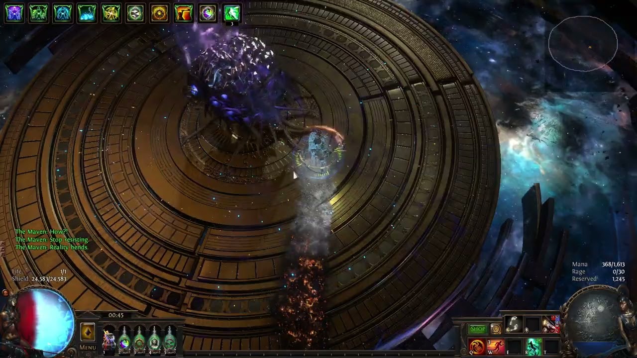 Uber Maven | EE Trickster Splitting Steel showcase | PoE1 Settlers 3.25