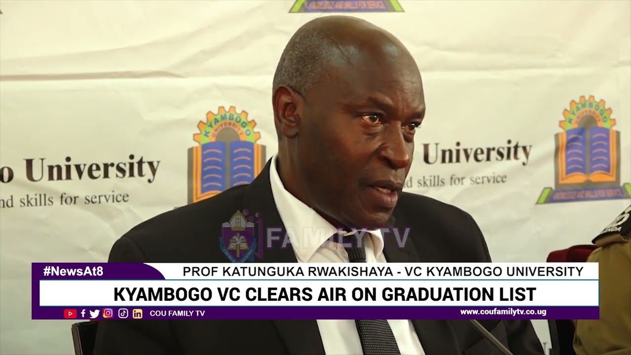 Kyambogo VC Clears Air On Graduation List