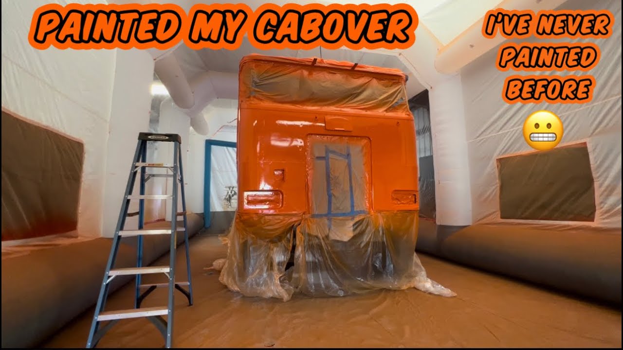 Я покрасил свой Peterbilt 362 Cabover Omaha в оранжевый цвет!