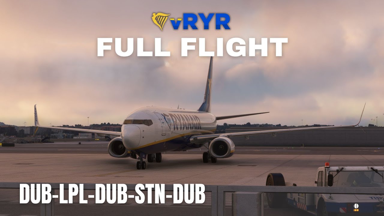 DUB-LPL-DUB-STN-DUB! 4 Sectors with vRYR and Ivao atc!