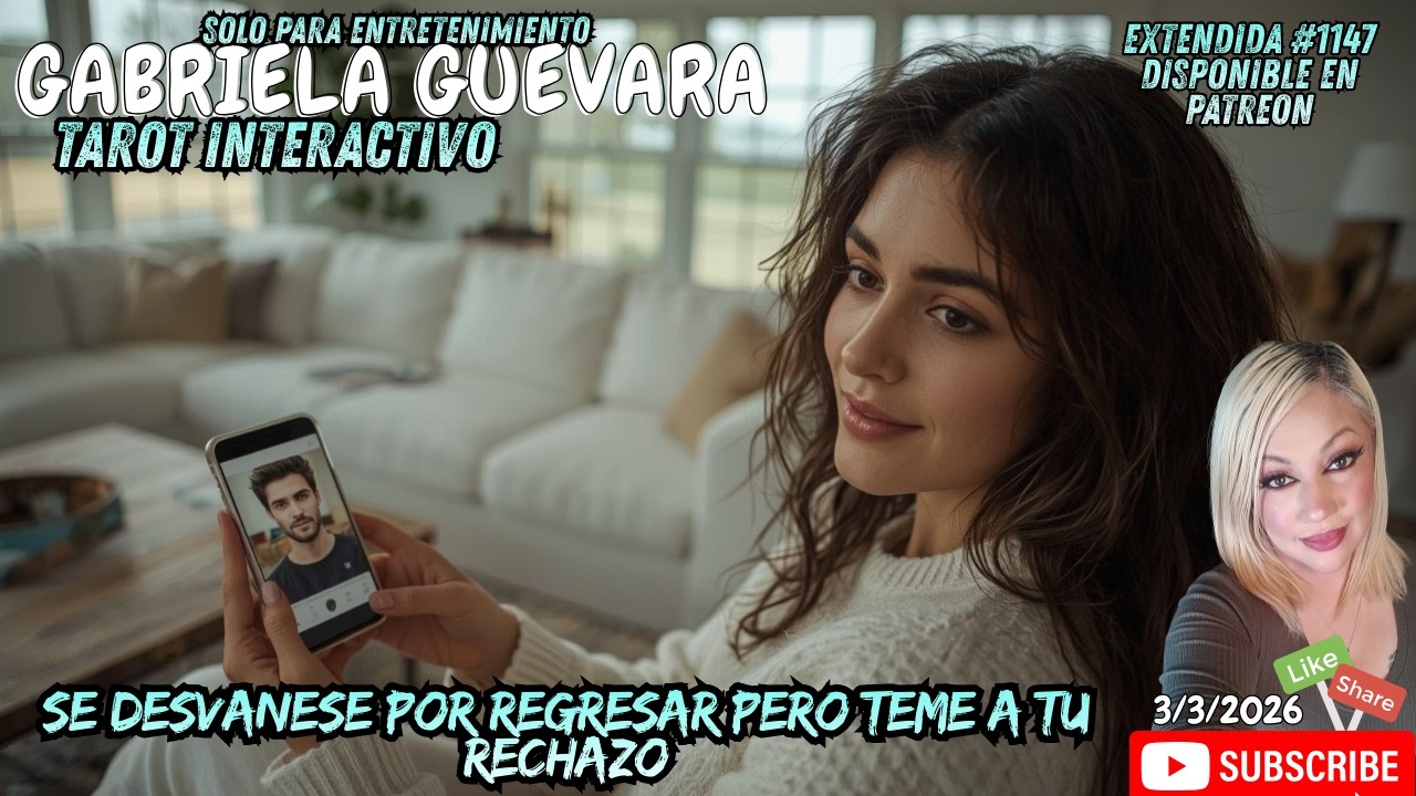 Se desvanese por regresar pero teme a tu rechazo #tarot EXTENDIDA #1147