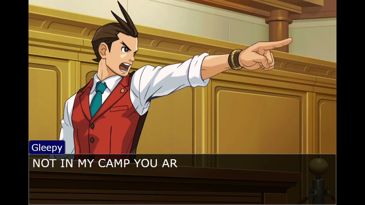 Gleepy Justice: Ace attorney (ft @Coolguyreal69)