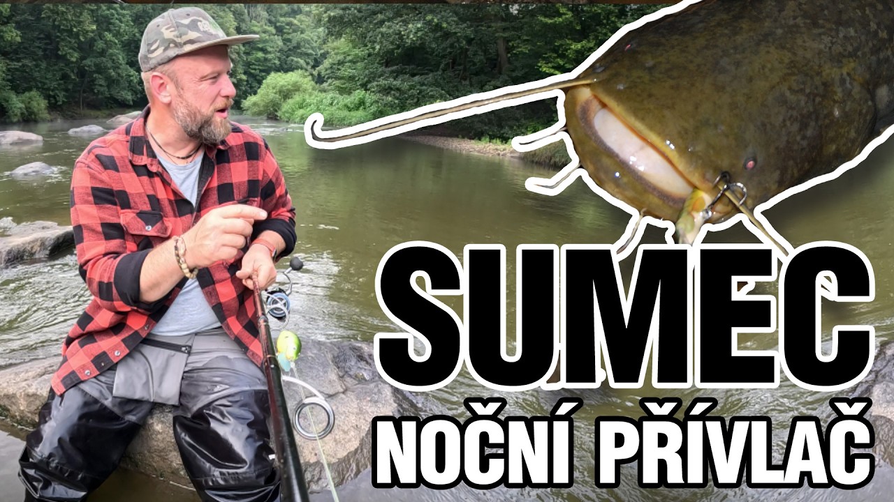 Vyrazil jsem v noci na sumce, vysvětlil strategii a ulovil něco dost nechutného :-D