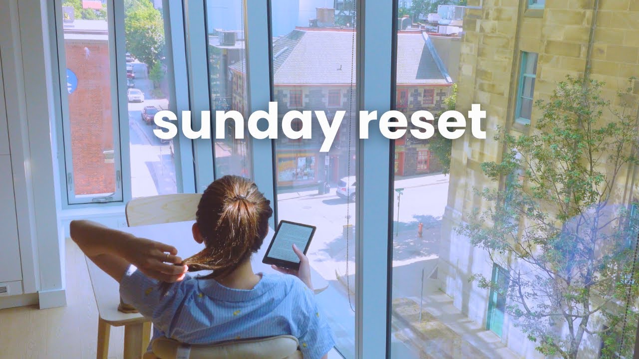 SUNDAY RESET ROUTINE 🫧🧼 deep cleaning, baking, cooking & relaxing 🧺
