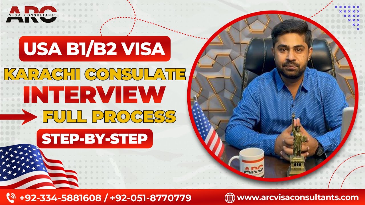 Step By Step Process For B1/B2 Visa Interview at Karachi Consulate | Complete Process For USA Visa |