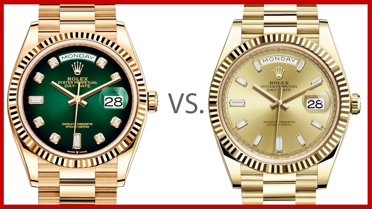 ▶ Which Is Right for YOU? Rolex Day-Date 36 vs 40 COMPARISON (128238 vs 228238)