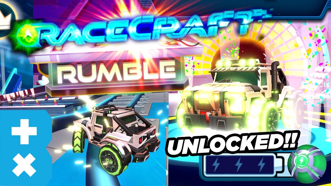 Build & Race RUMBLE Unlocked! Time to RaceCraft!