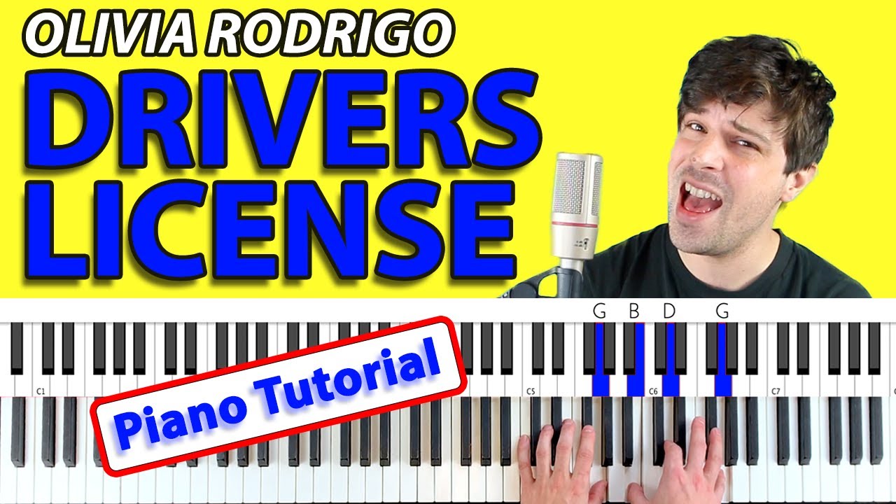 How To Play “DRIVERS LICENSE” by Olivia Rodrigo [Piano Tutorial + Chord Chart]