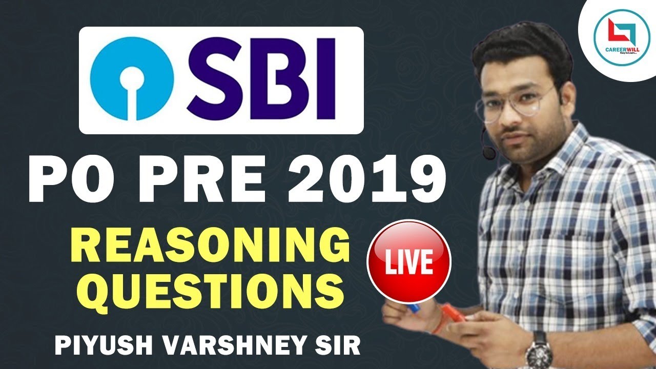 SBI PO PRE-2019 || REASONING || PIYUSH VARSHNEY SIR