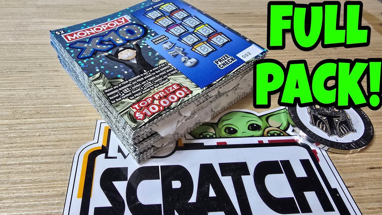 THE NEW MONOPOLY X10 MD LOTTERY SCRATCH OFF TICKETS | ENTIRE PACK READ PINNED COMMENT FIRST!!