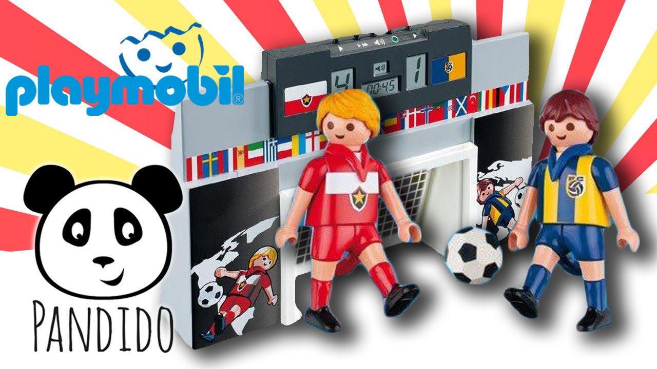 Playmobil Fussball  Torwand mit Multifunktionsanzeige - ausgepackt und angespielt
