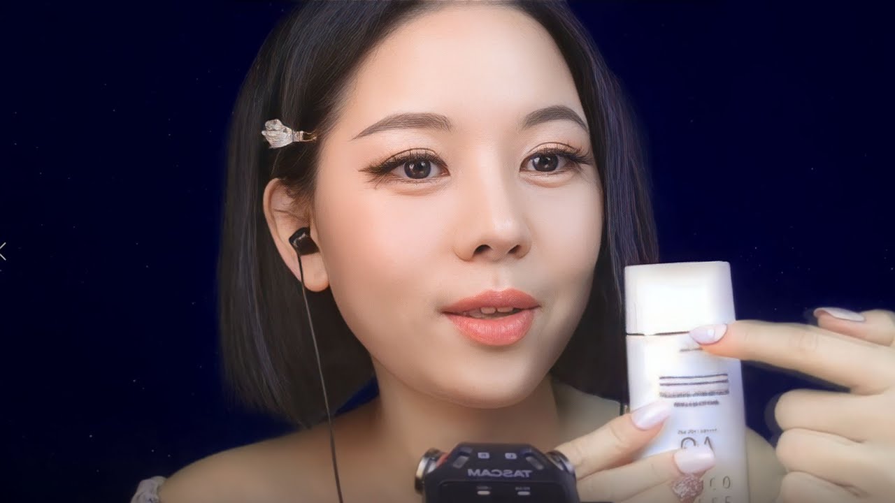 寝る時間だよ💗  化粧品タッピング コスメ asmr Tapping