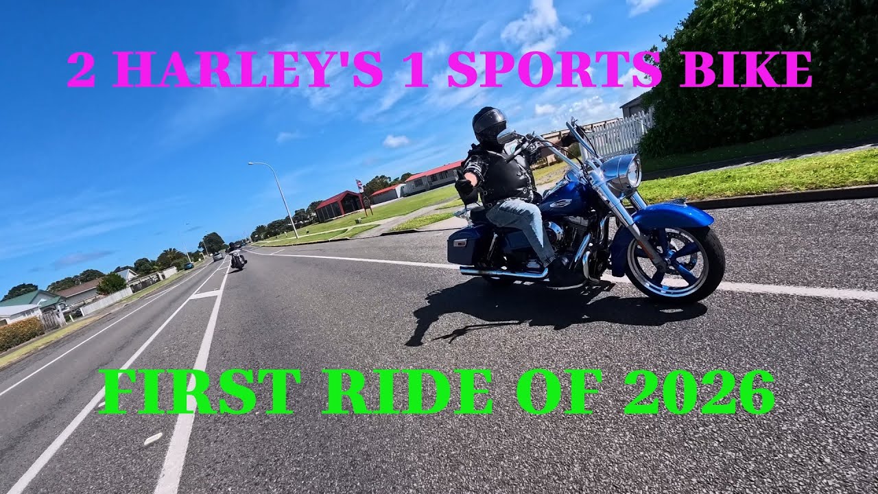 2 HARLEY'S 1 SPORT BIKE