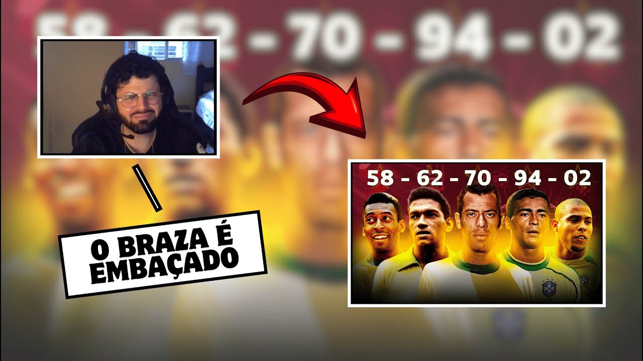[REACT] BRASIL PENTA: relembre os 5 títulos de Copa do Mundo | Euro Fut
