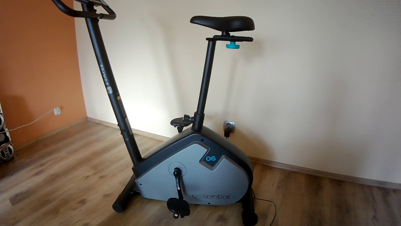 ROWER TRENINGOWY STACJONARNY Z DECATHLONU DOMYOS ESSENTIAL+06 WADY ZALETY OPINIA UŻYTKOWNIKA