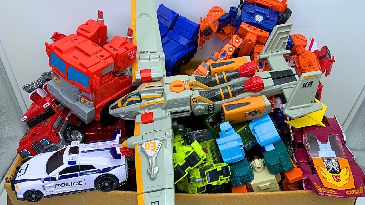 GIANT MYSTERY BOX Vehicle Robots, Tobots and Transformers Satisfying Sounds No Music