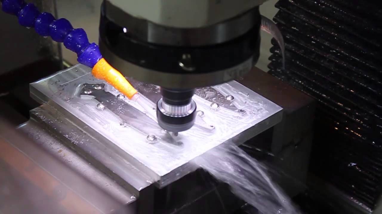 CNC milling knife blades - A couple hours in a couple minutes