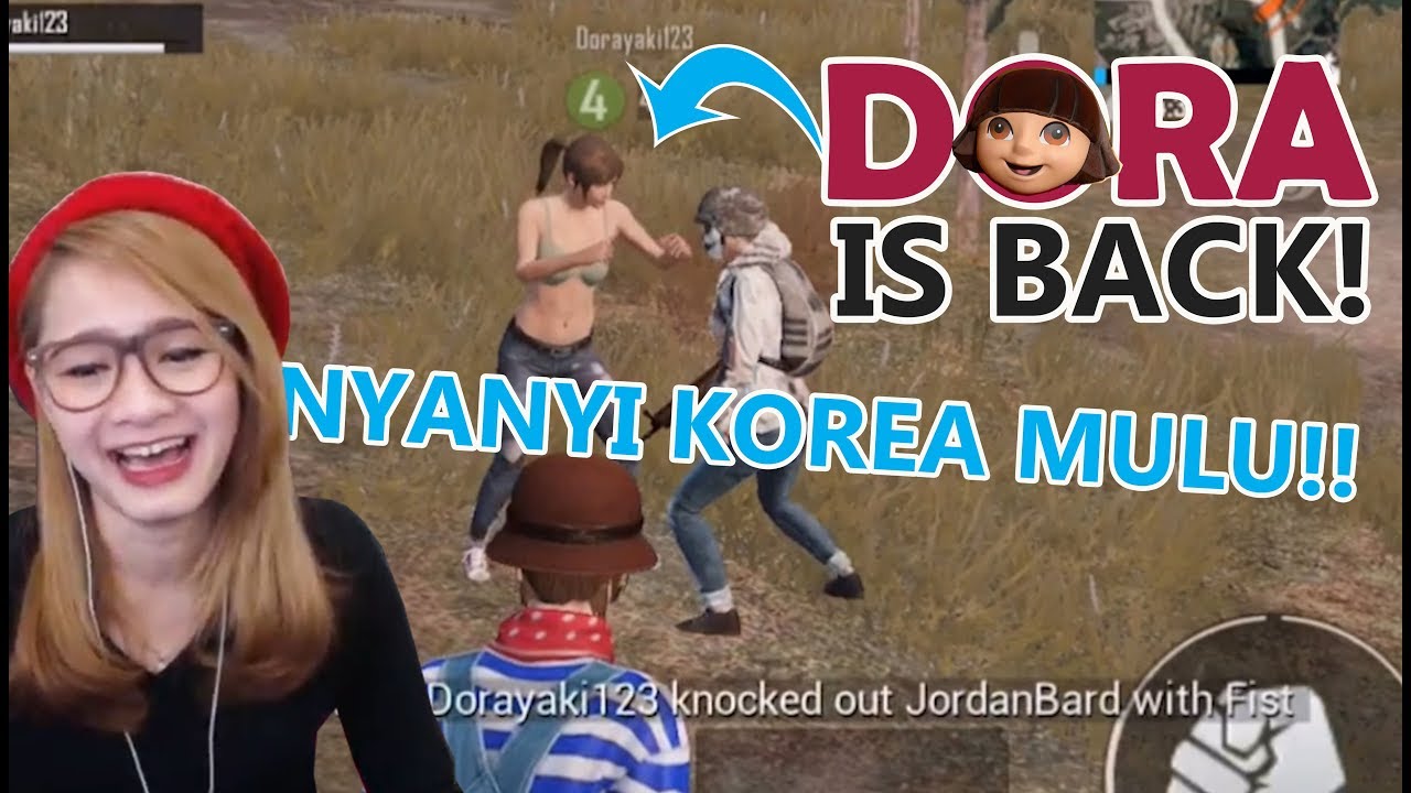 DORA IS BACK !! CARI CHICKEN SANTAY BENER INI ORANG NYANYI2 KOREA WKWKWK - PUBG MOBILE