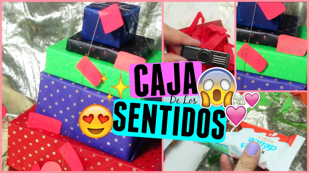 CAJA DE LOS SENTIDOS! REGALO ORIGINAL SAN VALENTIN | Sarai♥