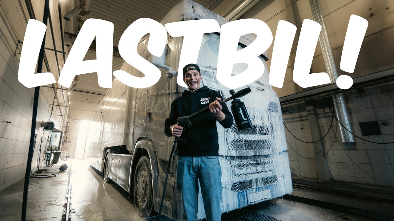Vi Tvättar Fet LASTBIL!