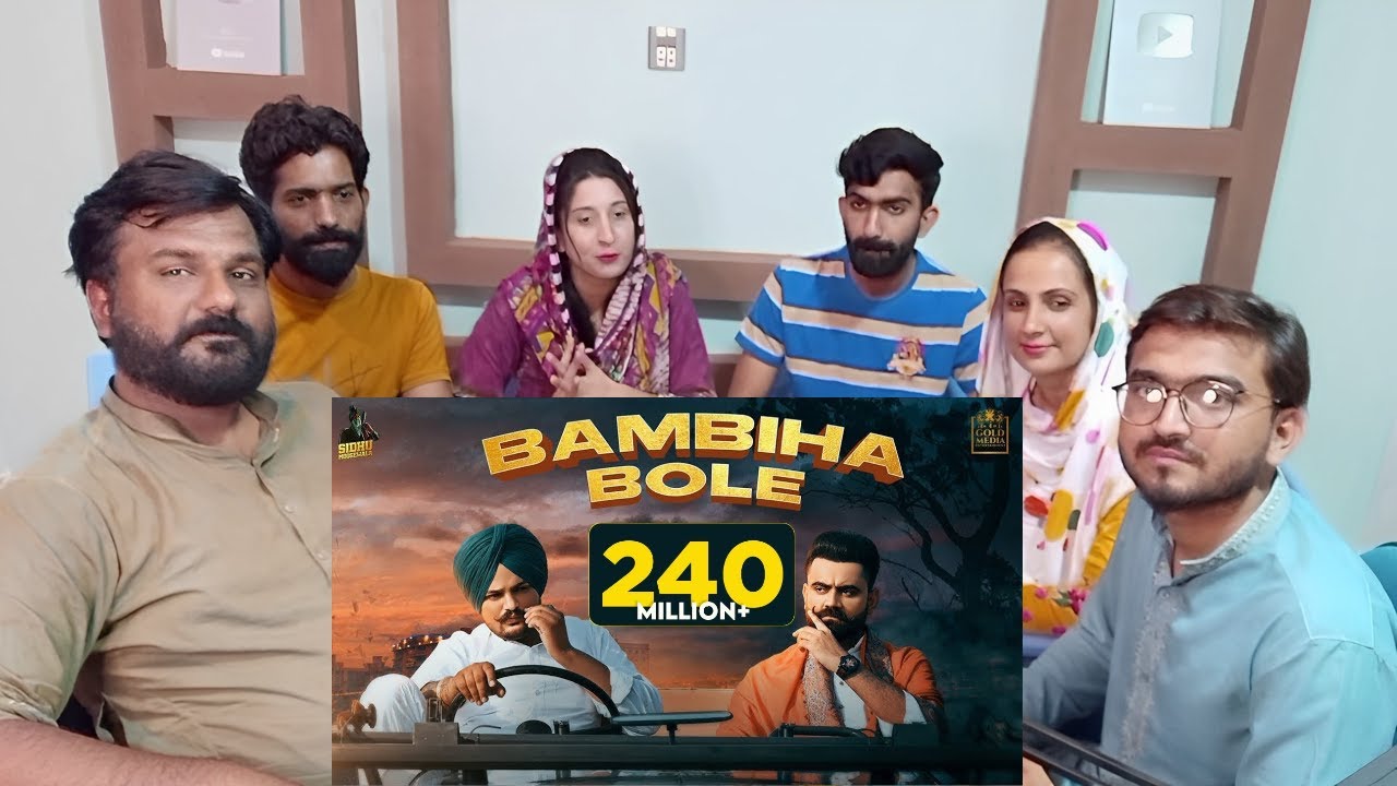 Reaction: BAMBIHA BOLE (Official Video) Amrit Maan | Sidhu Moose Wala
