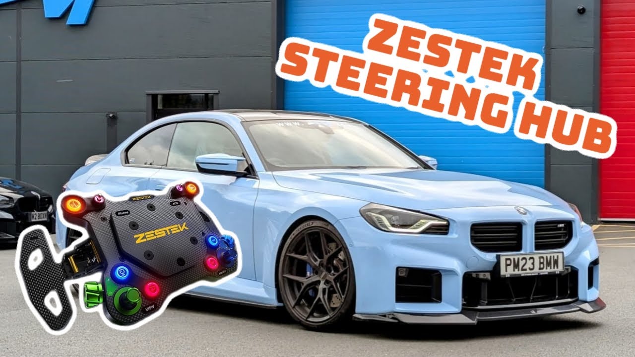 ZESTEK RACING HUB STEERING WHEEL - FITTED TO OUR BMW G87 M2 - SETUP, FITTING AND TESTING!