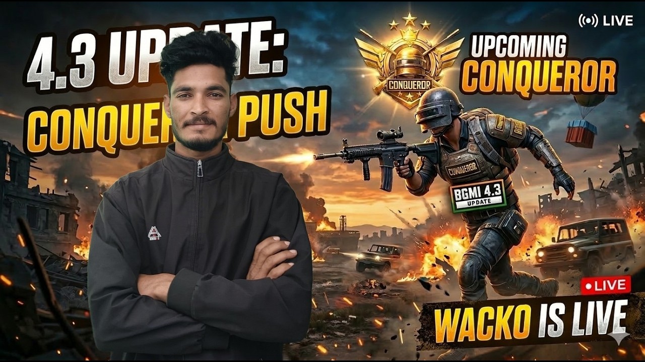 UPCOMING BGMI 4.3 UPDATE | Platinum To Conqueror push live | #shortfeed #bgmi #shorts #shortlive