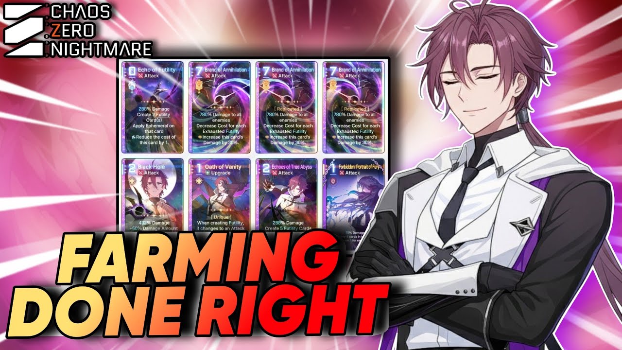 How I Efficiently Farm Endgame Decks | Chaos Zero Nightmare
